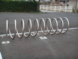 Arceau vélo spirale