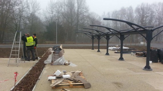 Installation d’abris vélos