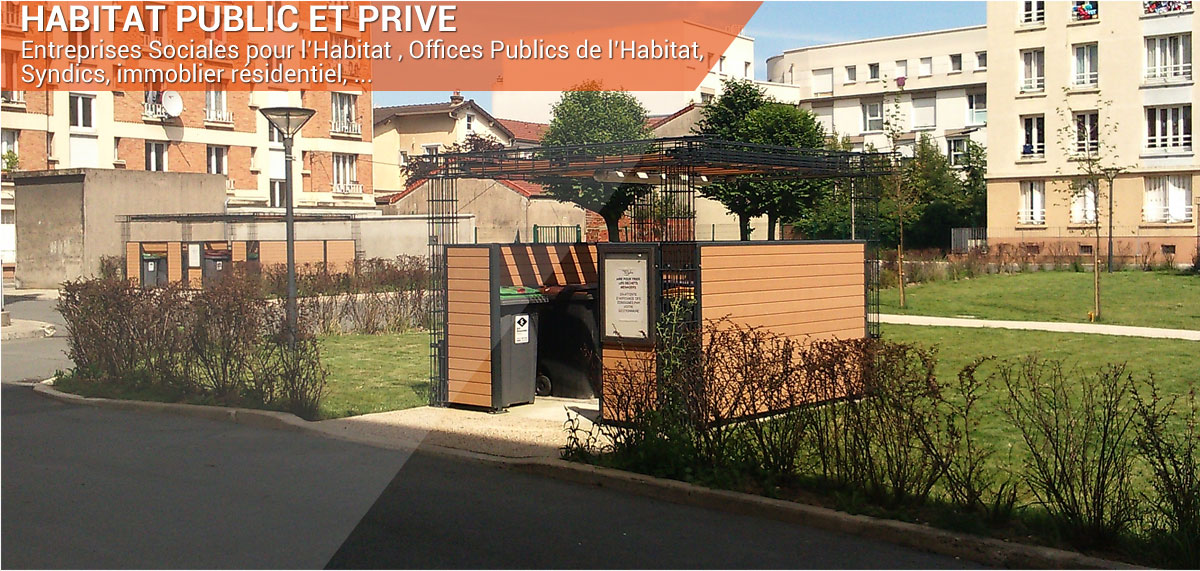 mobilier pour l'espace public stationnement tri et encombrants