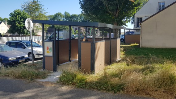 Installation d’abris vélos